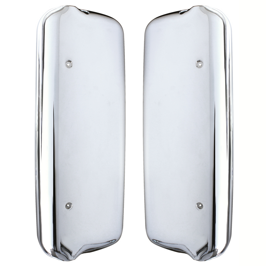 Chrome Plastic Mirror Cover For 2005 & Older Freightliner Century - Driver - Passenger x 2 Tractolaser