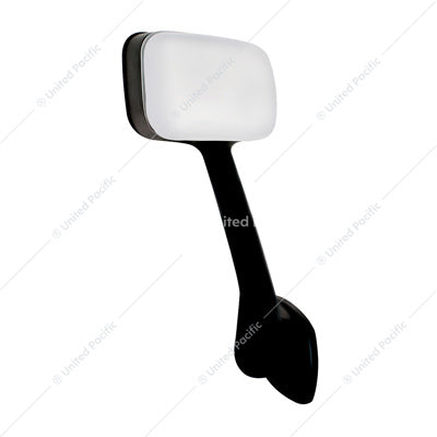 CHROME HOOD MIRROR COVER FOR 2008-2017 FREIGHTLINER CASCADIA - PASSENGER 42370 Tractolaser