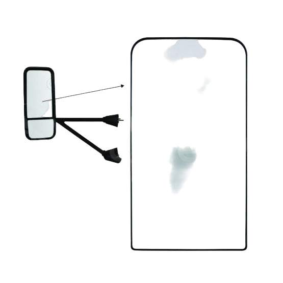 Kenworth T600/T660/T800 Series Mirror Only (Main) - Heated 42780 UP Tractolaser