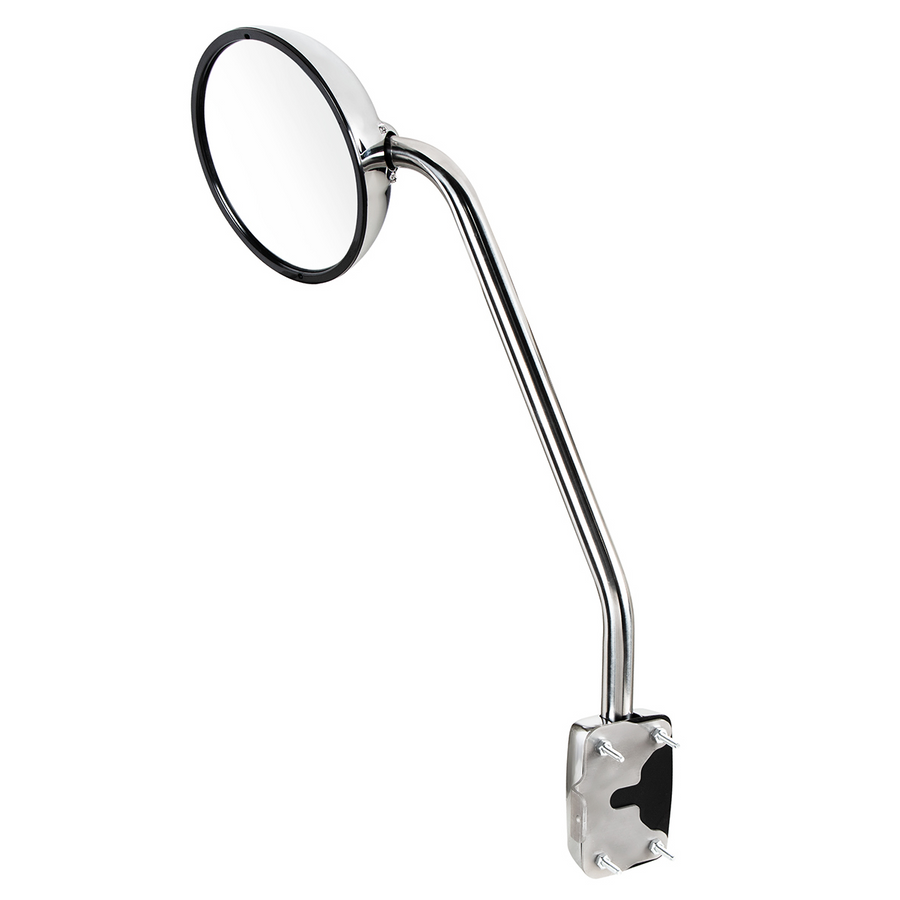 Chrome Hood Mirror For 2013-2021 Kenworth T680 - Driver 42842 Tractolaser