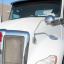 Chrome Hood Mirror For 2013-2021 Kenworth T680 - Driver 42842 Tractolaser