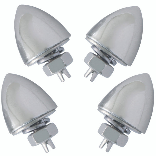 Bullet Fastener Set chrome 50521 GG X 4 Tractolaser