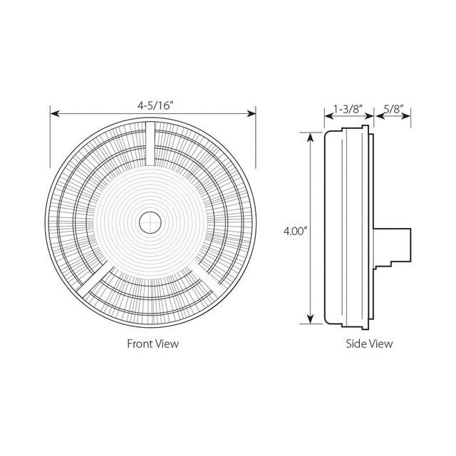 AMS Prime Series 4" LED Light AMB Tractolaser
