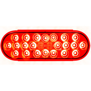 AMS-9020 Pearl OVAL LED Light RED/RED Tractolaser