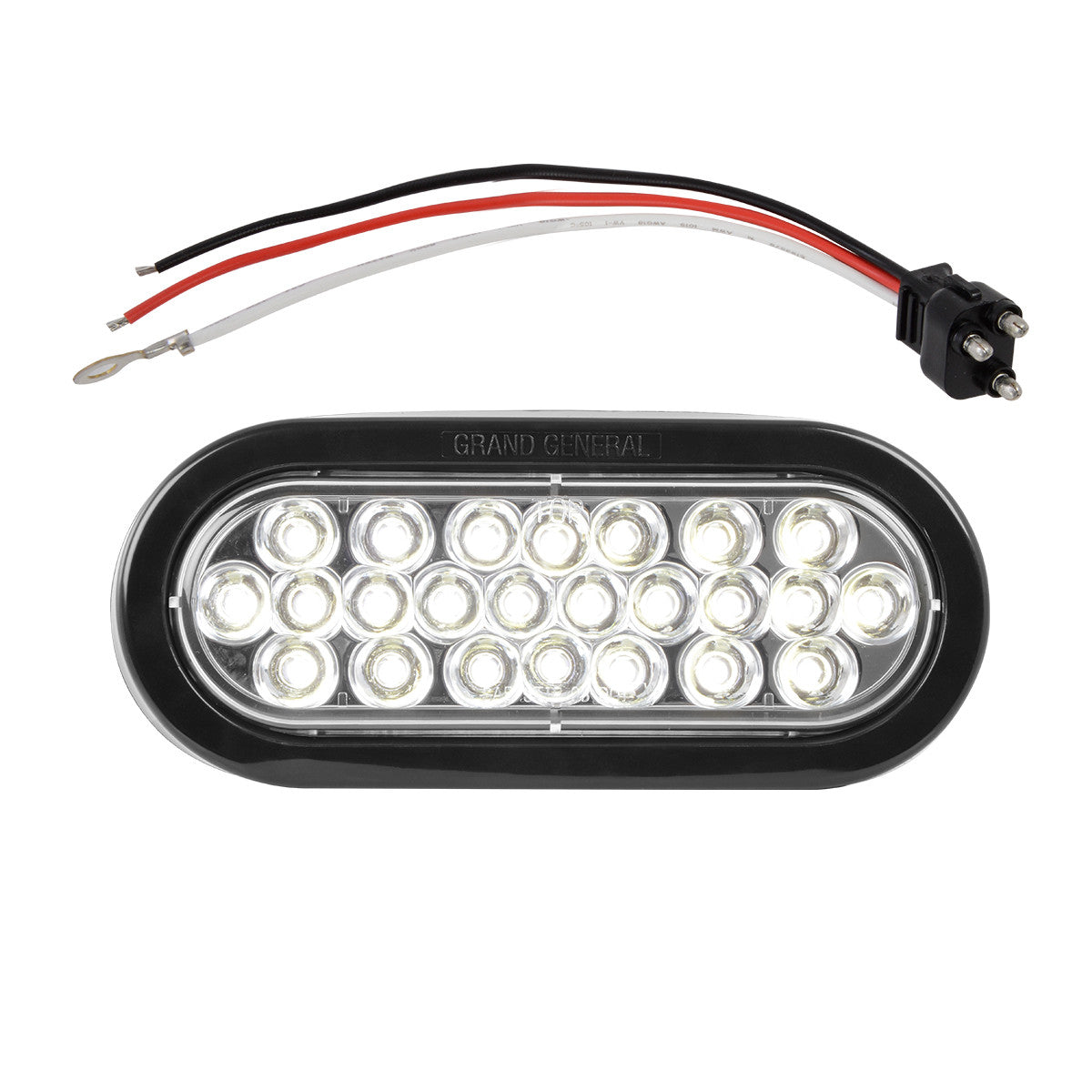 Pearl Series Oval LED Light WHITE  KIT Tractolaser