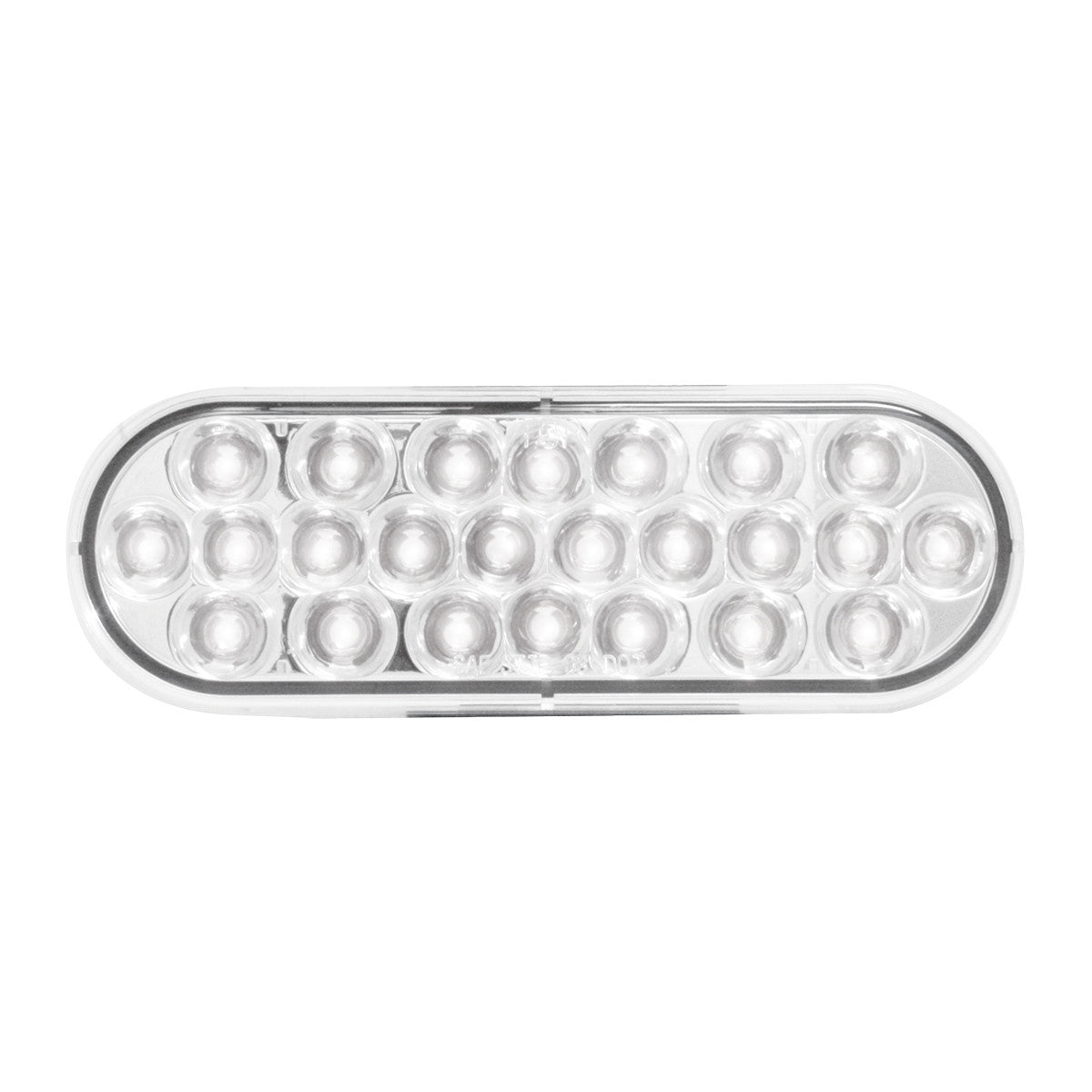 Pearl Series Oval LED Light WHITE REAR BACK-UP Tractolaser