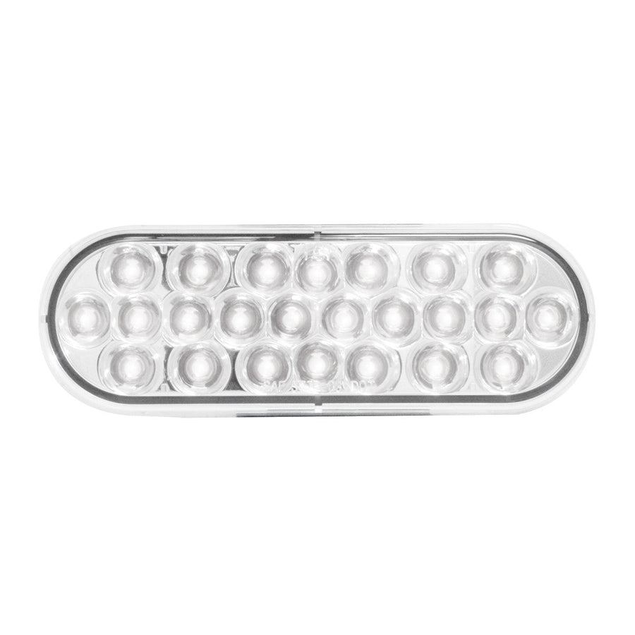Pearl Series Oval LED Light WHITE REAR BACK-UP Tractolaser