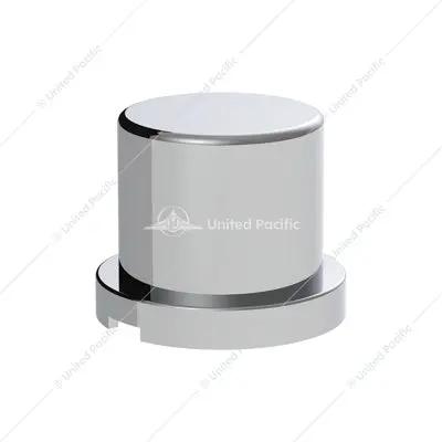 15/16" X 1-3/16" CHROME PLASTIC FLAT TOP NUT COVERS - PUSH-ON 10757 Tractolaser