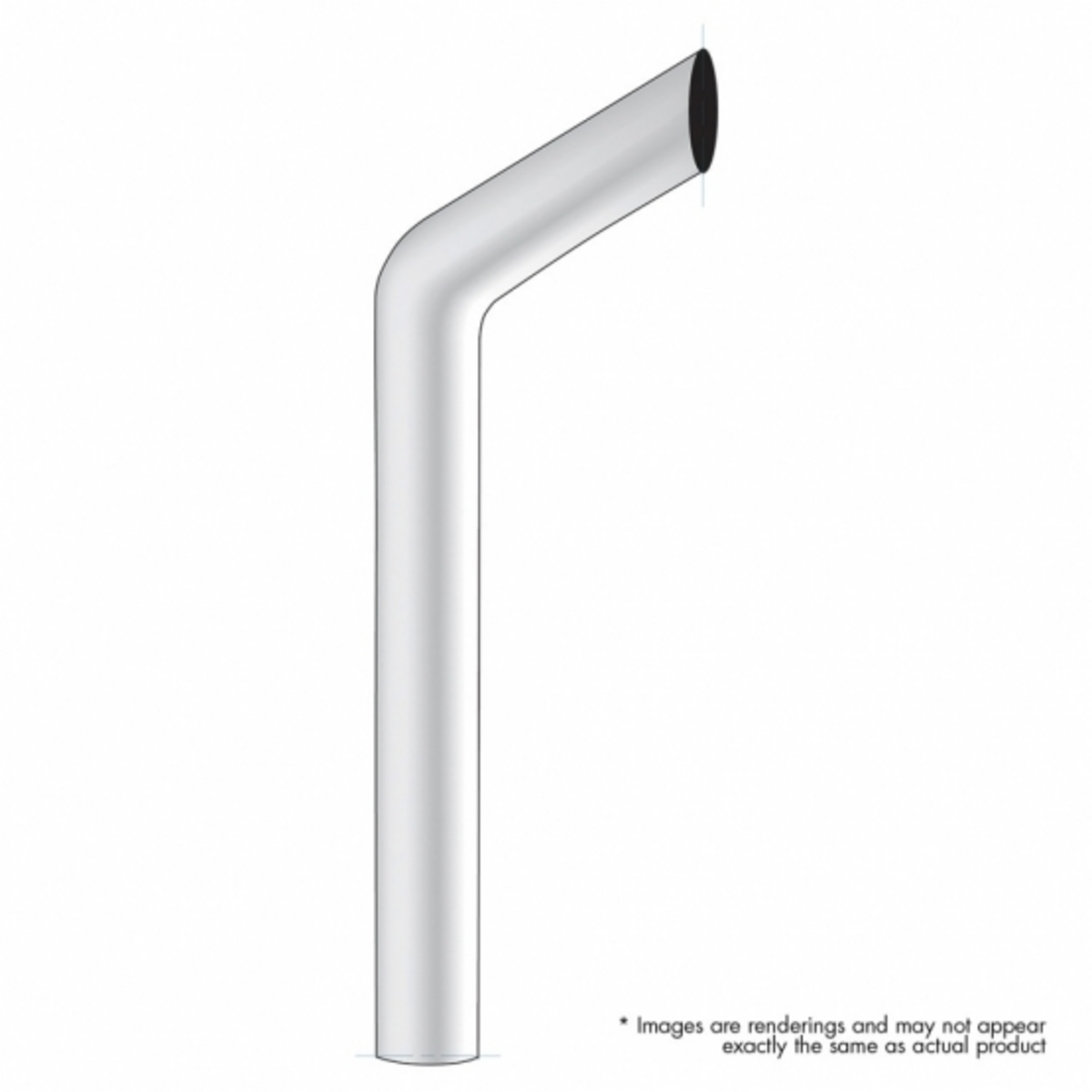 5" Bull Plain Bottom Exhaust - 48" L AMS-BH548 Tractolaser