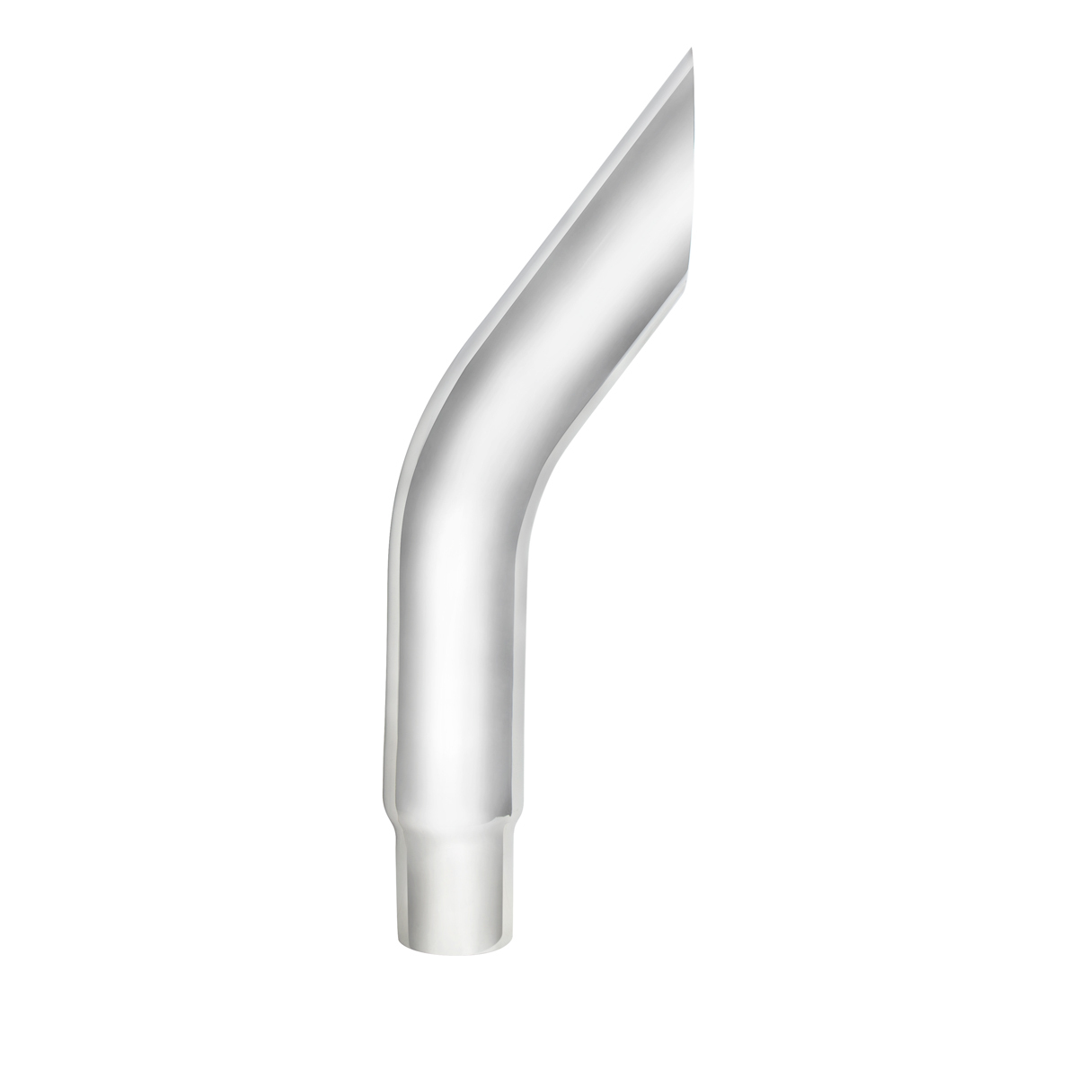 7" Bull Reduce To 5" OD Bottom Stack Exhaust - 48" L Tractolaser