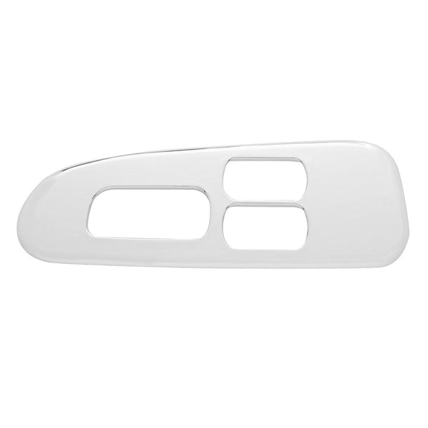 CHROME PLASTIC WINDOW SWITCH TRIM FOR 2008+ PETERBILT 389/388- DRIVER (3 OPENINGS) 41197 Tractolaser