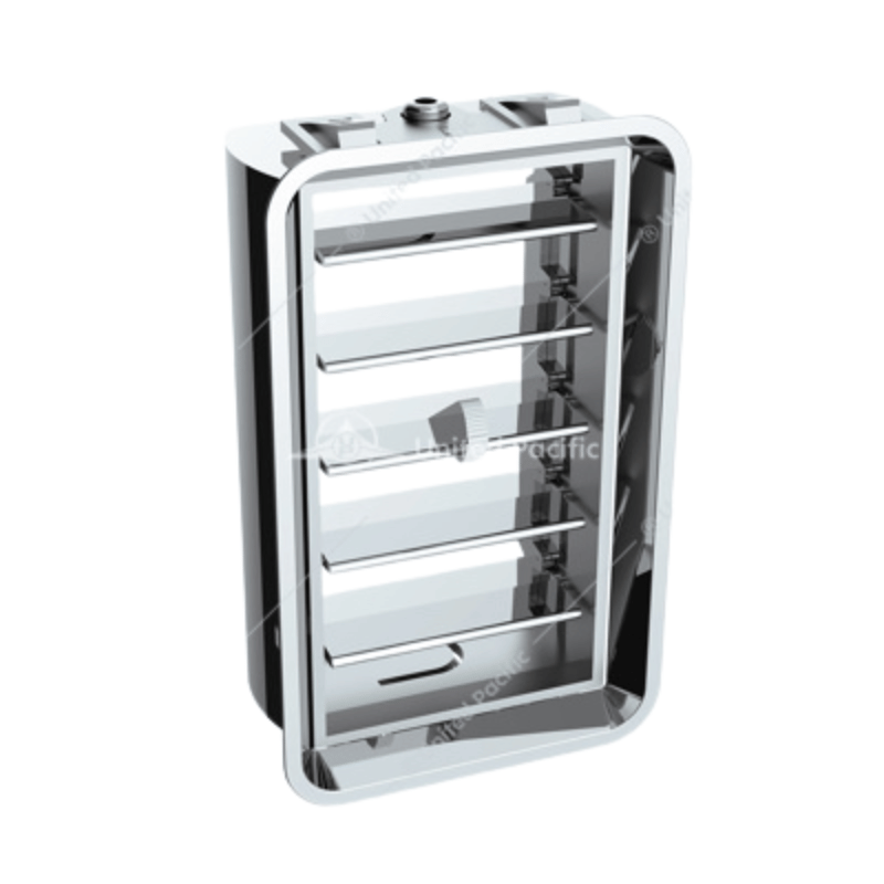 CHROME PLASTIC A/C VENT FOR 1989-2010 FREIGHTLINER FLD/CLASSIC - CENTER DASH 41024 Tractolaser