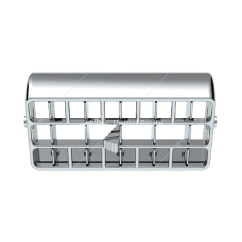 CHROME PLASTIC A/C VENT FOR 2001-05 PETERBILT - CENTER 41015 Tractolaser