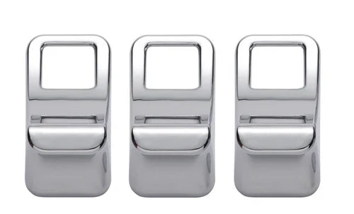 Chrome Switch Cover For Kenworth T680/T880/W990 (3-Pack) Tractolaser