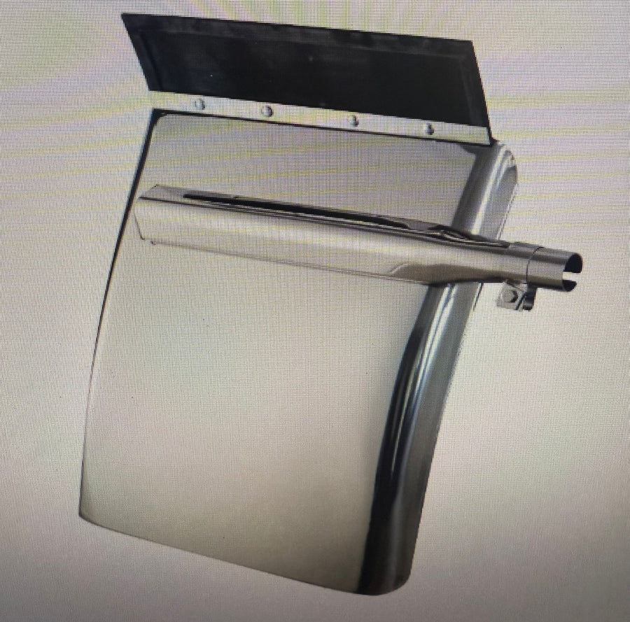 FENDER QUARTER SS 24X29 TRIANGLE ARM Tractolaser
