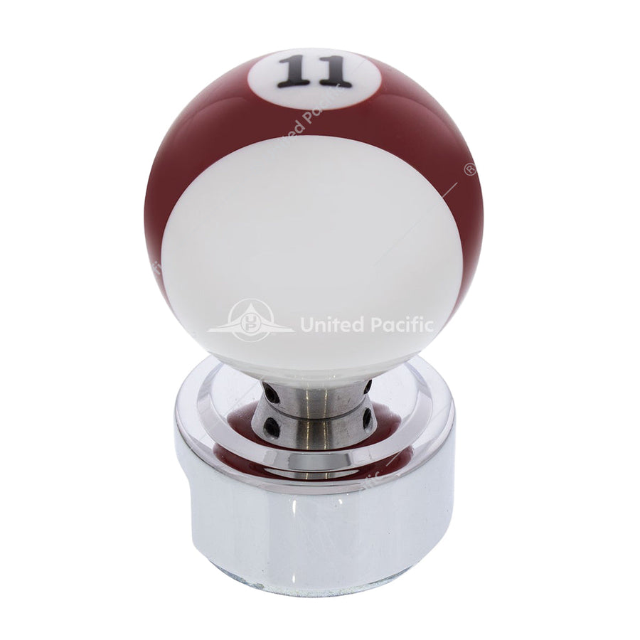 NUMBER 11 POOL BALL GEARSHIFT KNOB FOR 13/15/18 SPEED EATON STYLE SHIFTERS 70771 Tractolaser