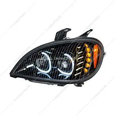 HIGH POWER LED BLACKOUT PROJECTION HEADLIGHT FOR 2001-2020 FREIGHTLINER COLUMBIA - DRIVER 31092 Tractolaser