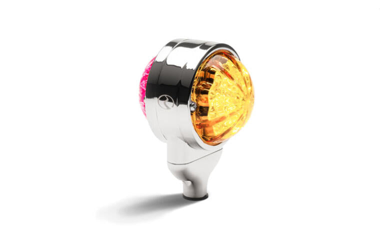 Double Face Low Profile Watermelon Fender light with colored light lenses HEROFENDERLP ROADWORKS Tractolaser