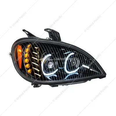 HIGH POWER LED BLACKOUT PROJECTION HEADLIGHT FOR 2001-2020 FREIGHTLINER COLUMBIA - PASSENGER 31093 Tractolaser
