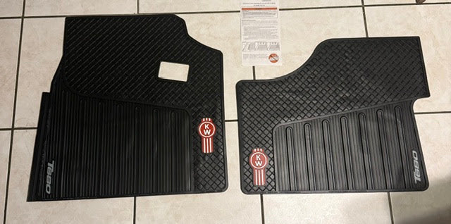 FLOOR MATS KENWORTH T680 X 2 GENUINE Tractolaser