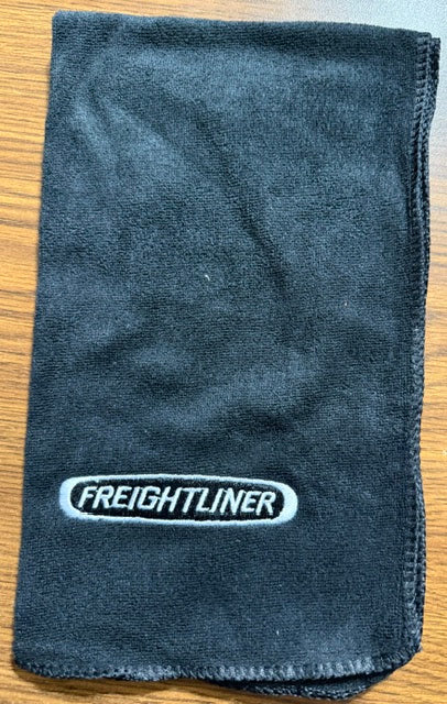 CABIN INTERIOR TOWEL FREIGTHLINER BLACK 24" X 13" Tractolaser