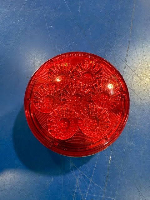 Pearl Series 4" LED Light RED/RED 7 LED Tractolaser