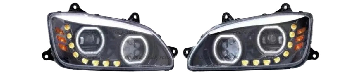 Full LED Headlight For 2008-2017 Kenworth T660 PAIR Tractolaser