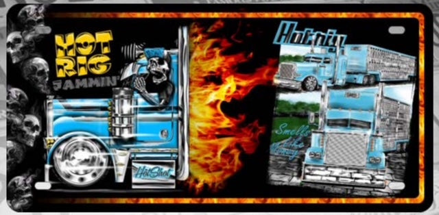 CHAPA (PLACA) DE LUJO HOT RIG Tractolaser