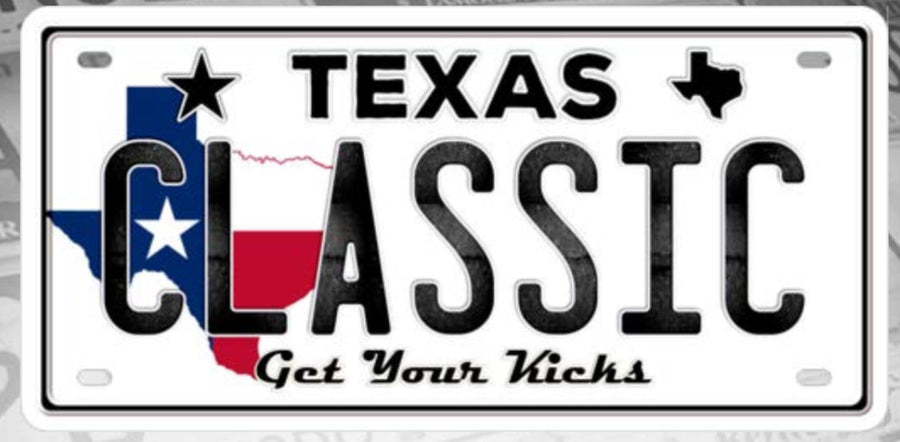 CHAPA (PLACA) DE LUJO TEXAS CLASIC Tractolaser