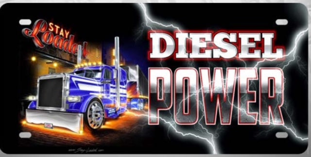 CHAPA (PLACA) DE LUJO DIESEL POWER Tractolaser