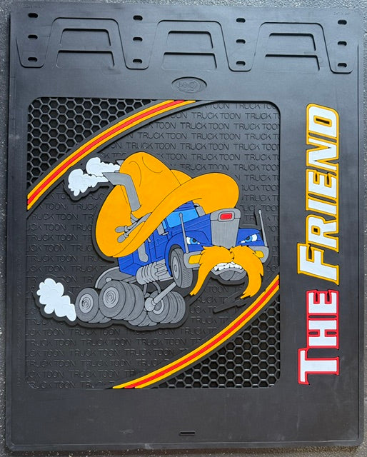 MUD FLAP 24” X 30” THE FRIEND COLOR BLACK X 2 (Copia) Tractolaser