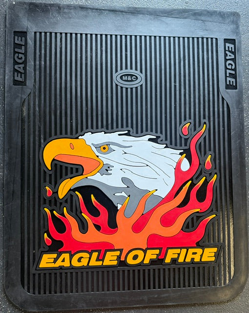 MUD FLAP 24” X 30” ORANGE EAGLE COLOR BLACK X 2 (Copia) (Copia) Tractolaser