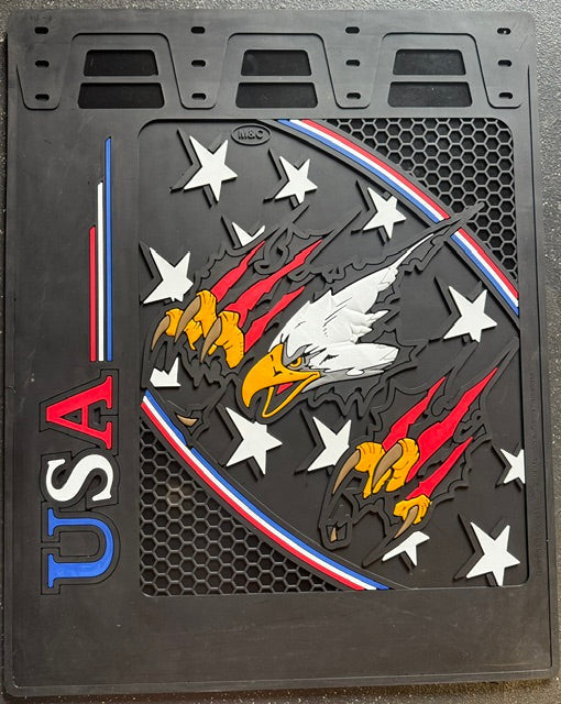 MUD FLAP 24” X 30” EEUU EAGLE COLOR BLACK X 2 (Copia) (Copia) Tractolaser