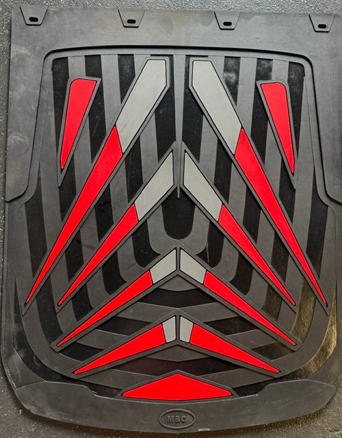 MUD FLAP 24” X 30” 10 RED HORNS COLOR BLACK X 2 (Copia) (Copia) (Copia) (Copia) (Copia) (Copia) (Copia) (Copia) (Copia) (Copia) (Copia) Tractolaser