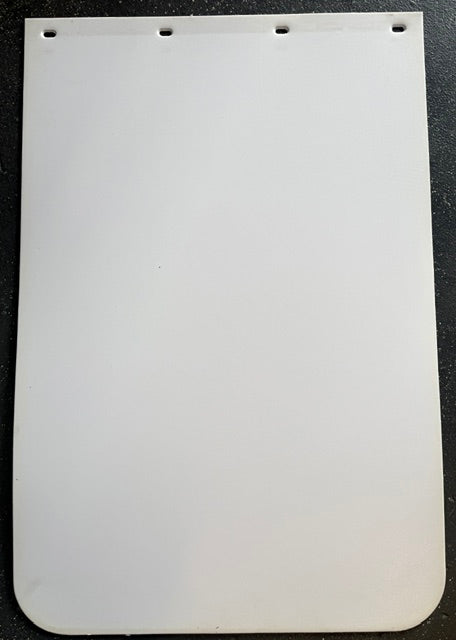 MUD FLAP 24” X 36” COLOR WHITE FIRM X 1 (UNIT) Tractolaser