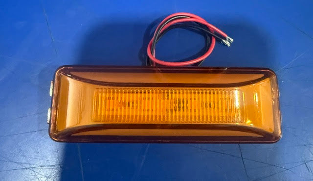 12 LED Rectangular Light (Clearance/Marker) - Red AMB/AMB MAXX LIGHT CABLE Tractolaser