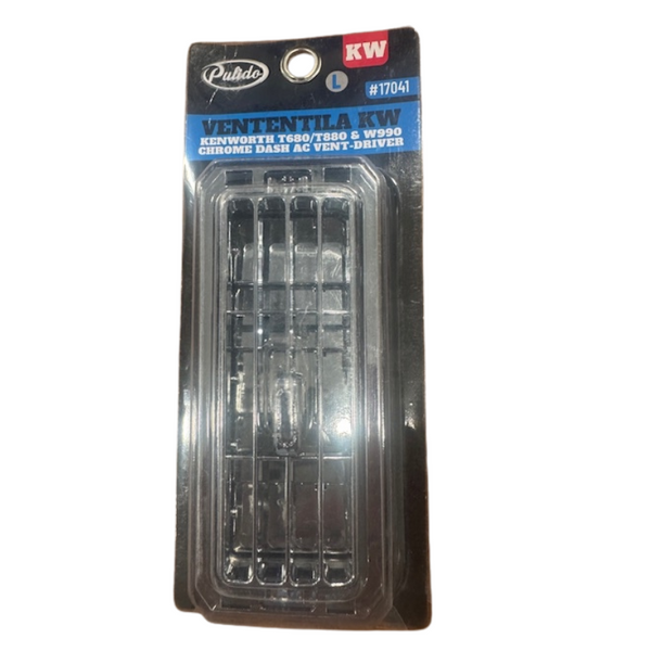 KENWORTH T680/T880 & W990 CHROME DASH AC VENT-DRIVER Tractolaser