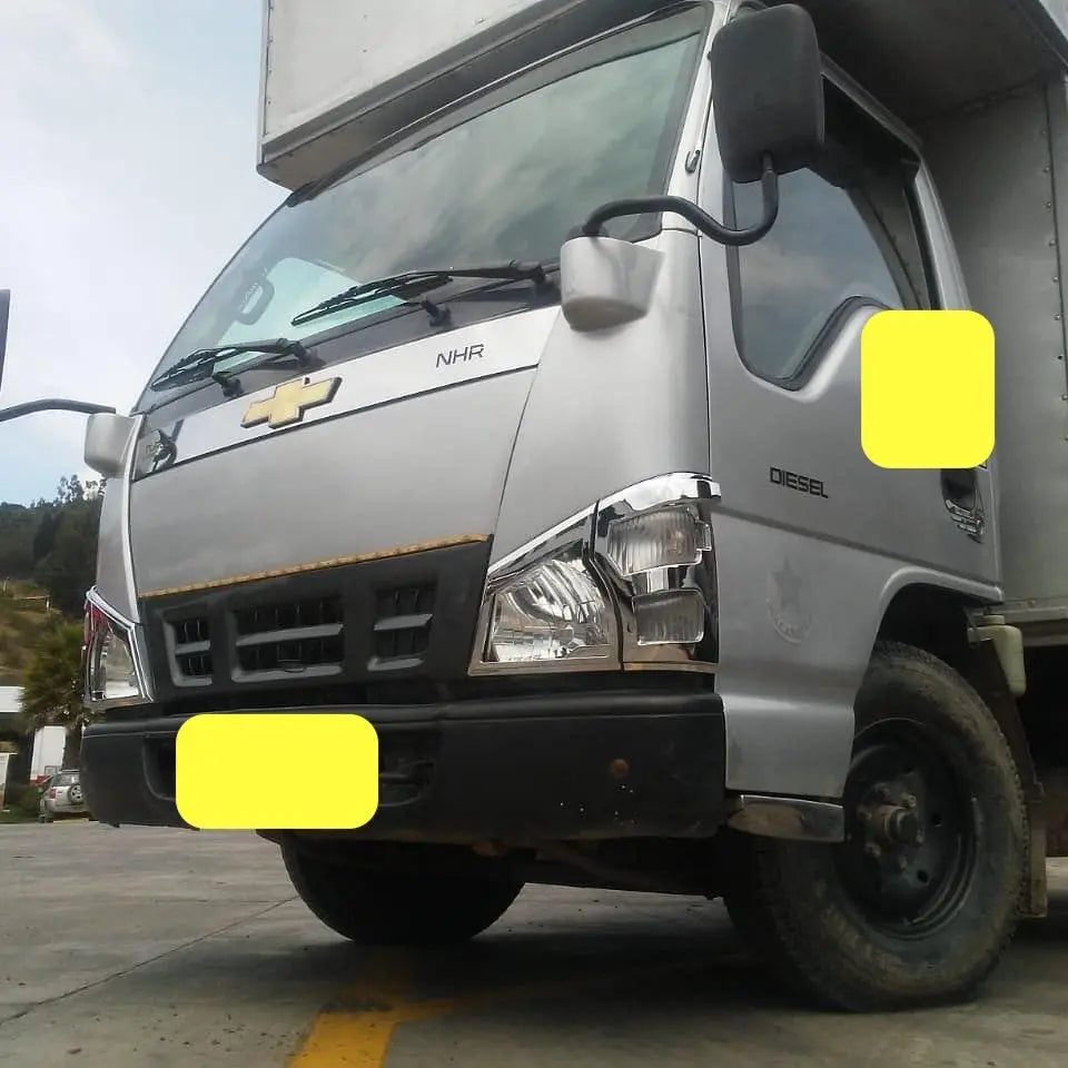 COVER DOOR PLASTIC CHROME CHEVROLET NPR X 2 Tractolaser