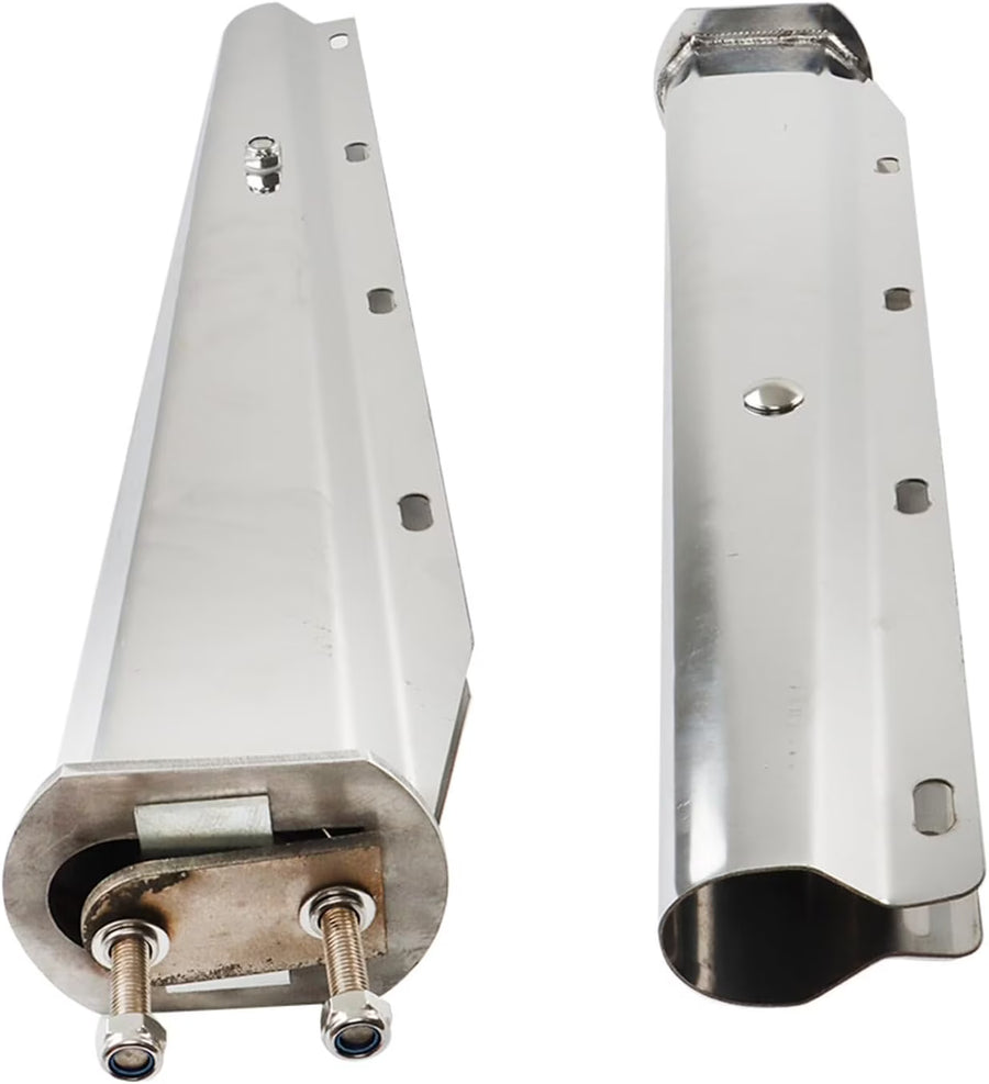 30 Inch Straight Heavy Duty Mud Flap Hanger Pair 2.5 distance between screw AMS