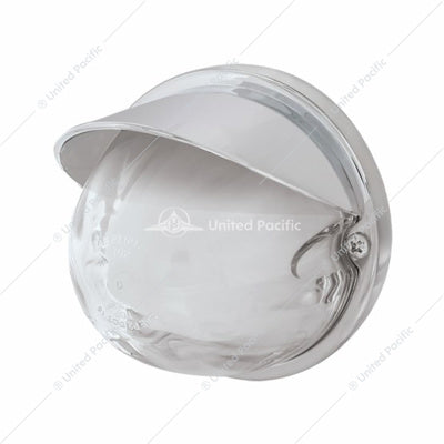 9 LED DUAL FUNCTION GLOLIGHT WATERMELON FLUSH MOUNT KIT WITH VISOR - AMBER LED/CLEAR LENS 34406 Tractolaser