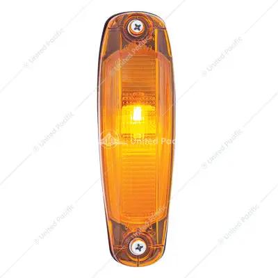 2 LED CAB LIGHT FOR 2018-2024 FREIGHTLINER CASCADIA - AMBER LED/AMBER LENS 36812 Tractolaser