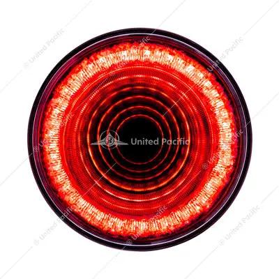 24 LED 4" ROUND MIRAGE LIGHT (STOP, TURN & TAIL) - RED LED/RED LENS 36654 Tractolaser