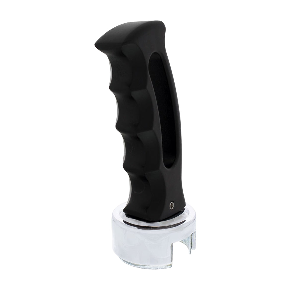 SLOT STYLE GEARSHIFT KNOB WITH 13/15/18 SPEED ADAPTER - BLACK 70694 Tractolaser