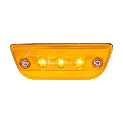 3 LED CAB LIGHT FOR 2013-2021 PETERBILT 579 & KENWORTH T680/T770/T880 -AMBER LED/LENS 36808 Tractolaser