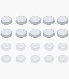Chrome Plastic Screw Head Cover paq X 10 81360 GG Tractolaser