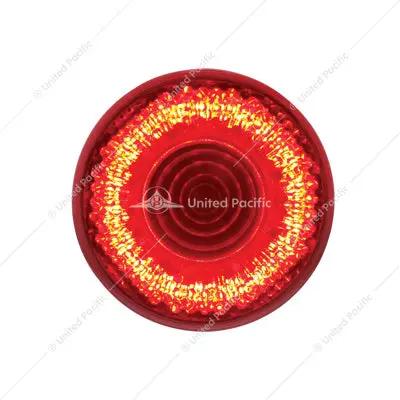 9 LED 2" ROUND MIRAGE LIGHT (CLEARANCE/MARKER) - RED LED/RED LENS 36525 Tractolaser